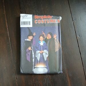 Simplicity Kids Wizard Enchanter Costume Pattern